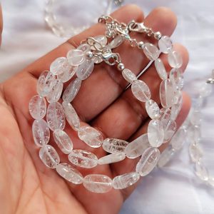 Clear quartz (sphatik) Healing Crystal bracelet
