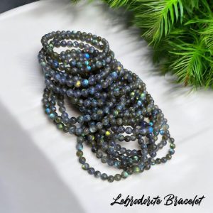 Labradorite AAA+ Premium Quality  Flashy Crystal Bracelet