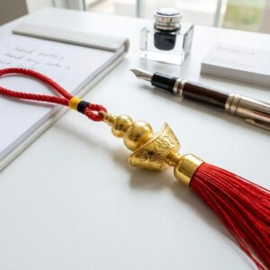 Chinese Feng Shui Good Luck Charm Golden Door Hanging
